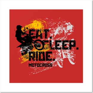 EAT SLEEP RIDE Posters and Art